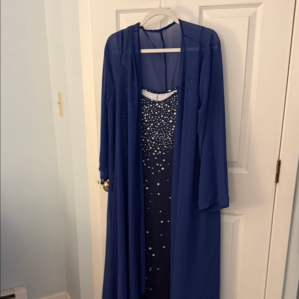 Elegant Blue Women's Dress